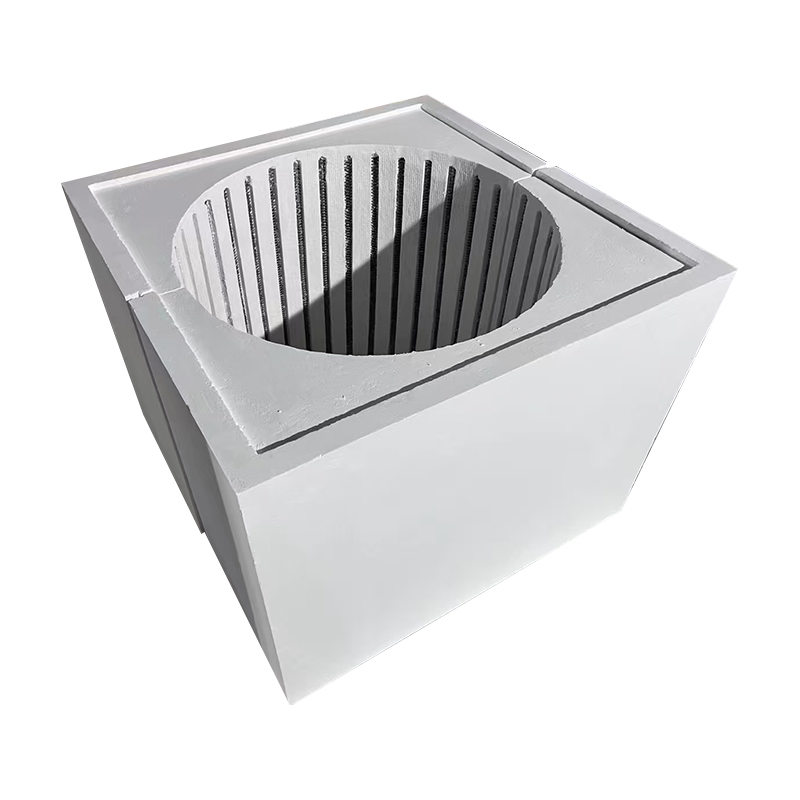 Bloco de módulo de aquecimento de fibra cerâmica para forno de resistência elétrica