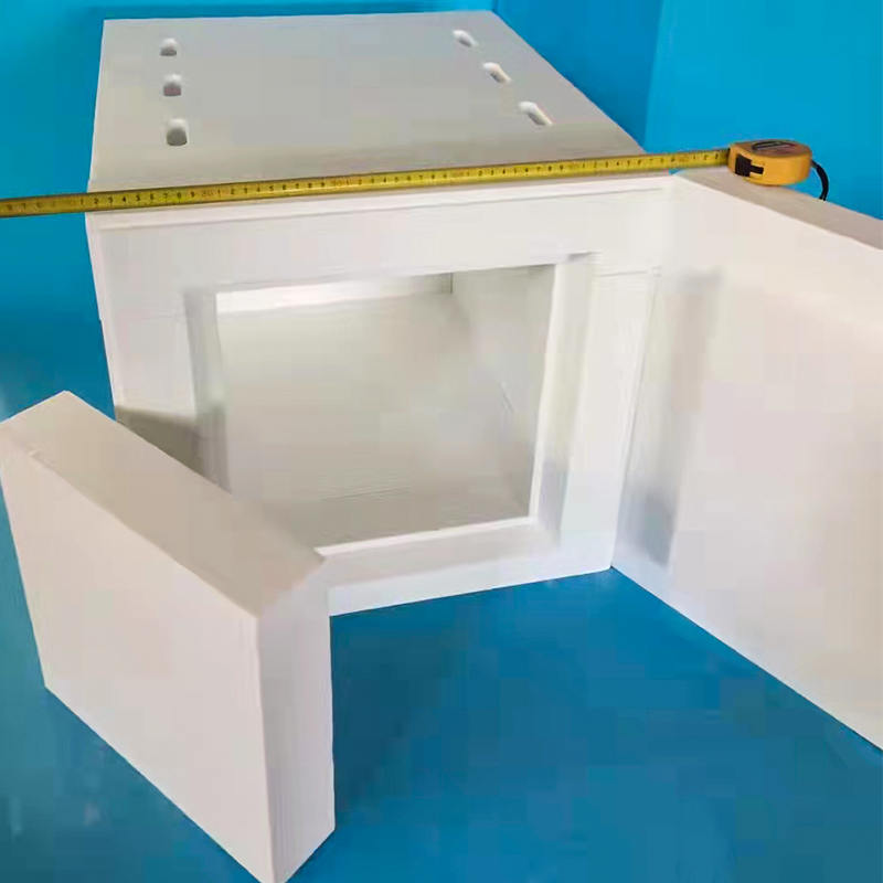 Bloco de módulo de fibra composta para material de revestimento de forno industrial de alta temperatura