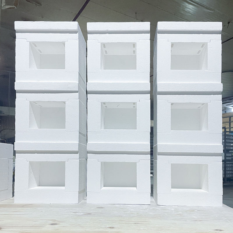 Bloco de módulo de fibra composta para material de revestimento de forno industrial de alta temperatura