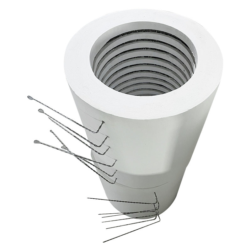 Bloco de módulo de aquecimento de fibra cerâmica para forno de resistência elétrica