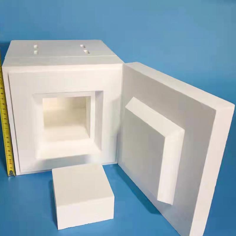 Bloco de módulo de fibra composta para material de revestimento de forno industrial de alta temperatura