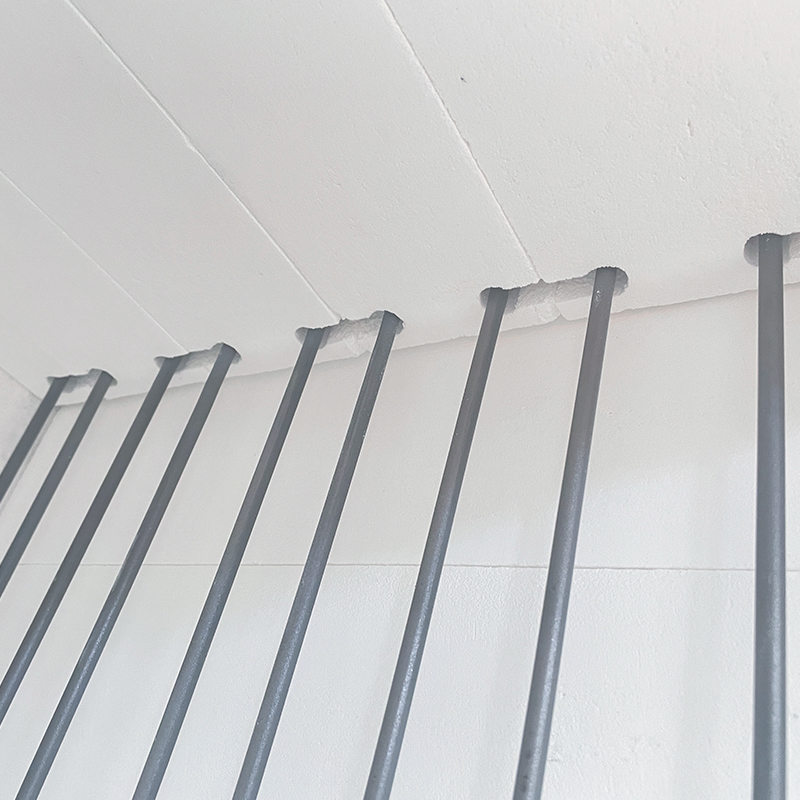 Bloco de módulo de fibra composta para material de revestimento de forno industrial de alta temperatura